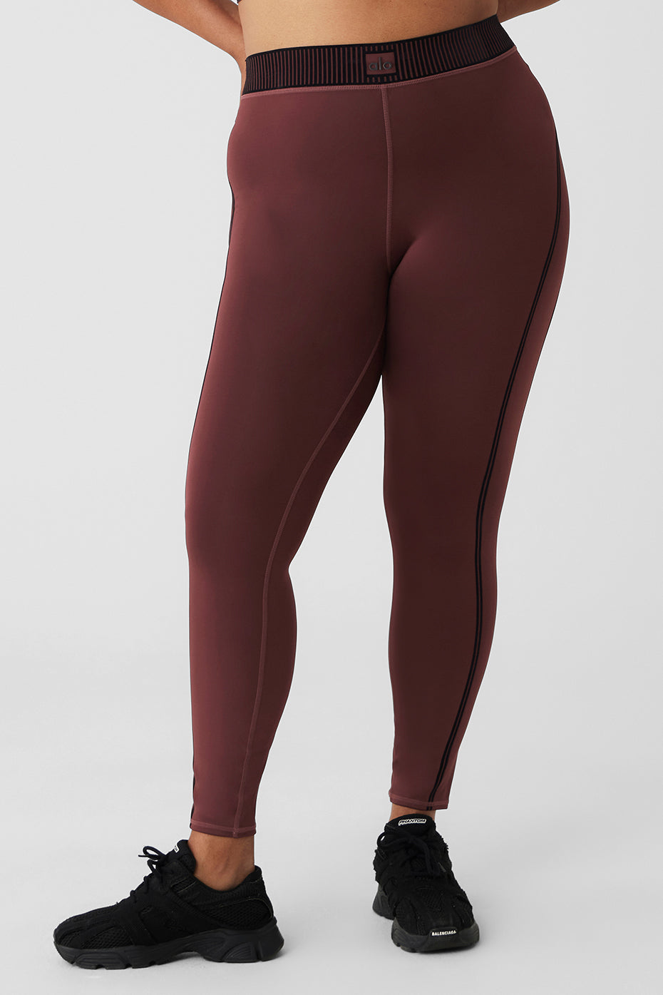 Airlift High-Waist 7/8 Line Up Legging - Cherry Cola