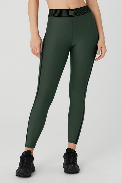 Airlift High-Waist 7/8 Line Up Legging - Dark Cactus