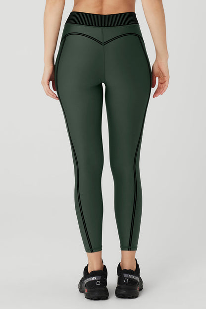 Airlift High-Waist 7/8 Line Up Legging - Dark Cactus