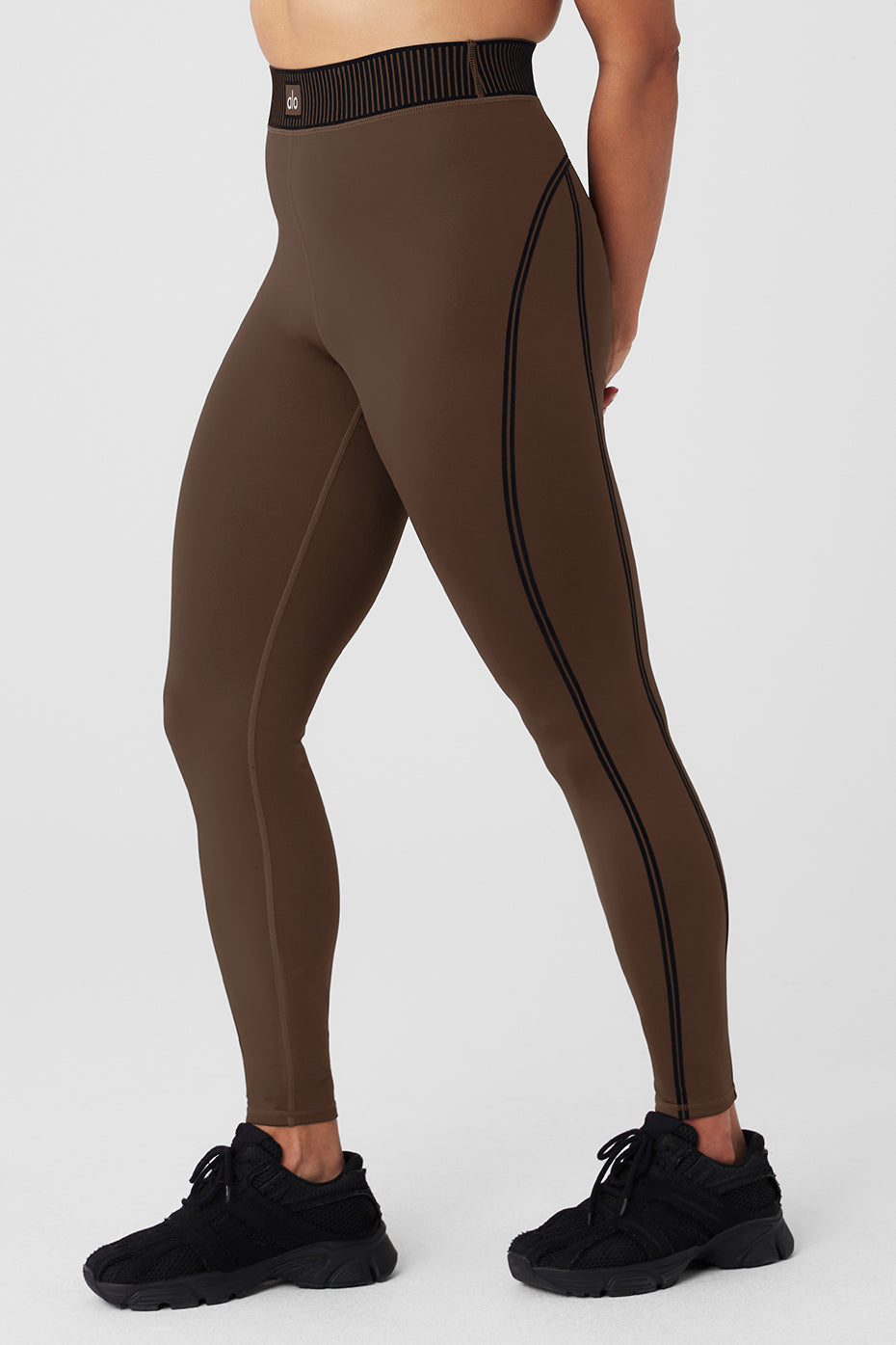 Airlift High-Waist 7/8 Line Up Legging - Espresso