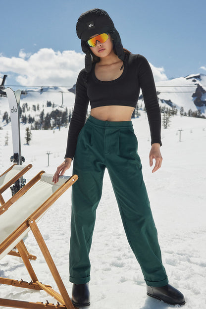 Road Trip Trouser - Midnight Green