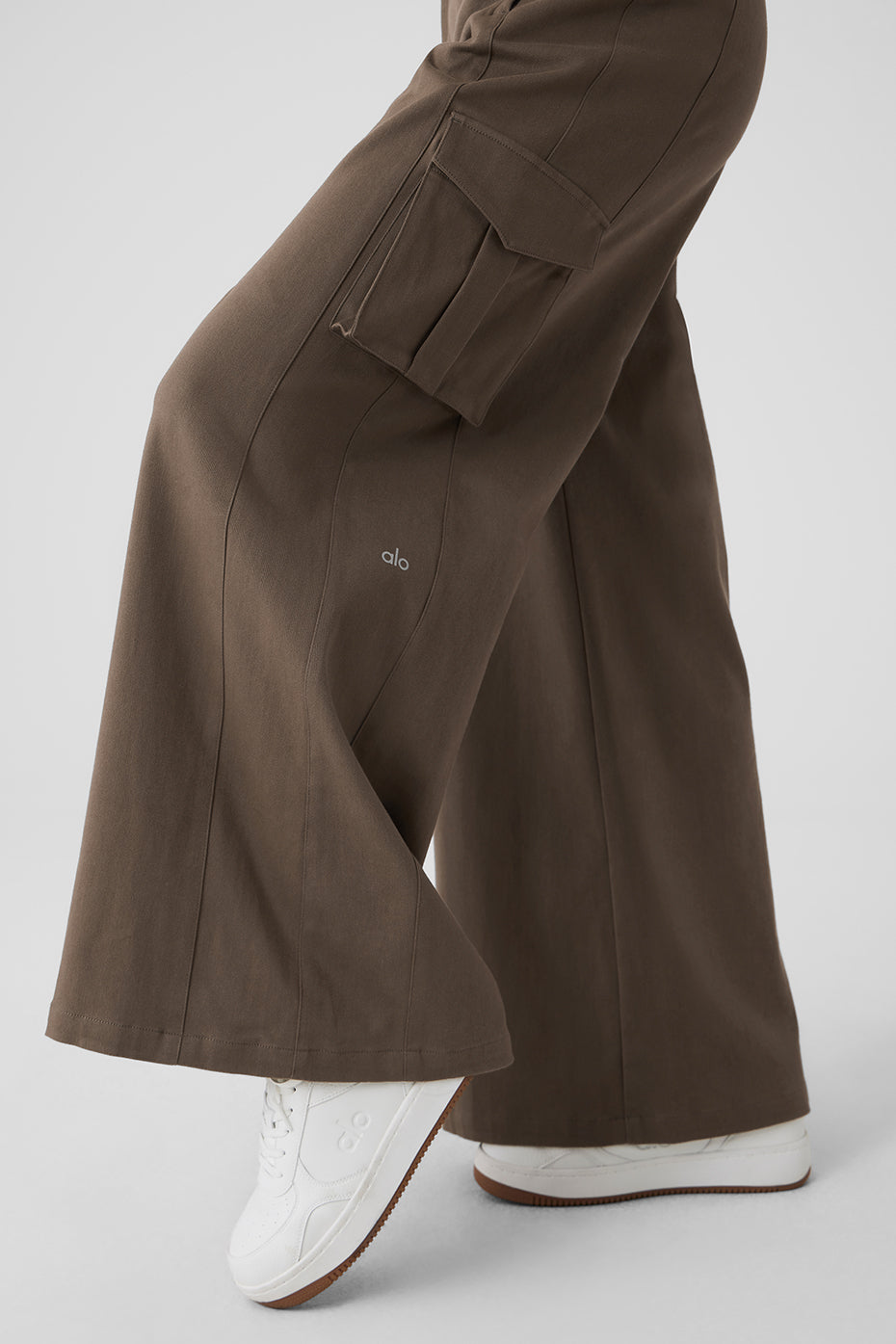 Wide Leg Cargo Show Off Trouser - Olive Tree