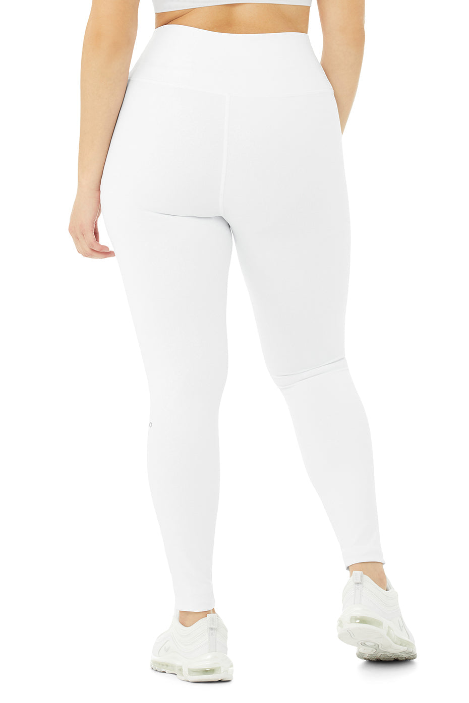 High-Waist Airbrush Legging - White