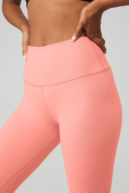 High-Waist Airbrush Legging - Strawberry Lemonade