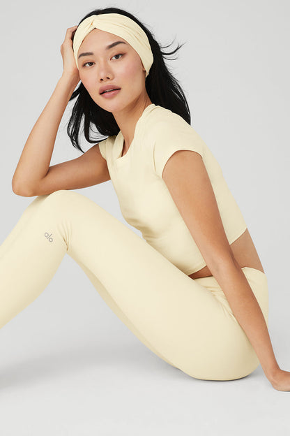 High-Waist Airbrush Legging - French Vanilla