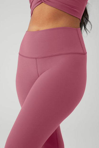 High-Waist Airbrush Legging - Mars Clay