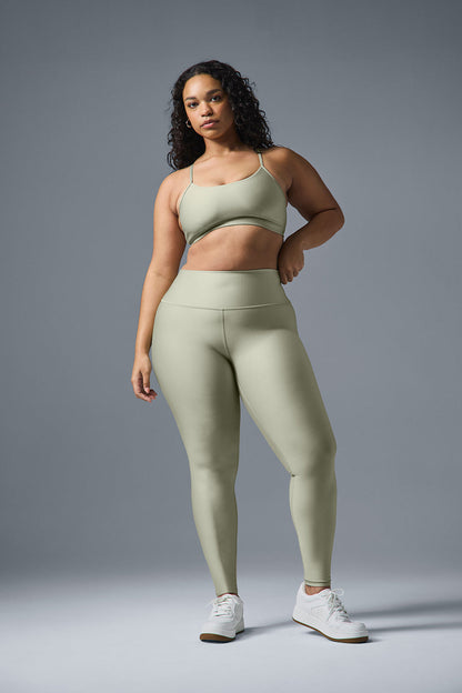 High-Waist Airlift Legging - Limestone