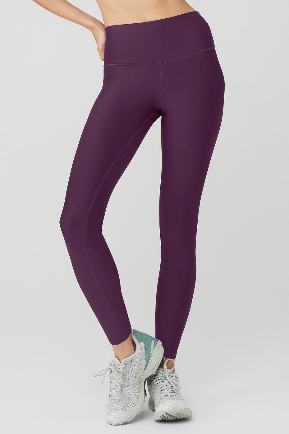 High-Waist Airlift Legging - Dark Plum