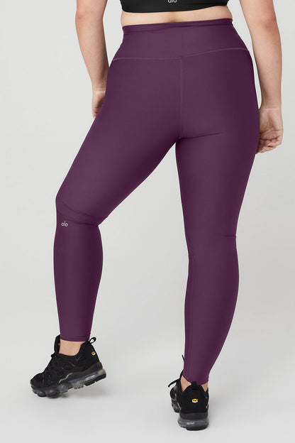 High-Waist Airlift Legging - Dark Plum