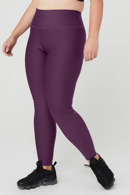 High-Waist Airlift Legging - Dark Plum