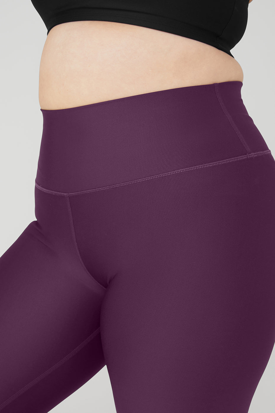 High-Waist Airlift Legging - Dark Plum