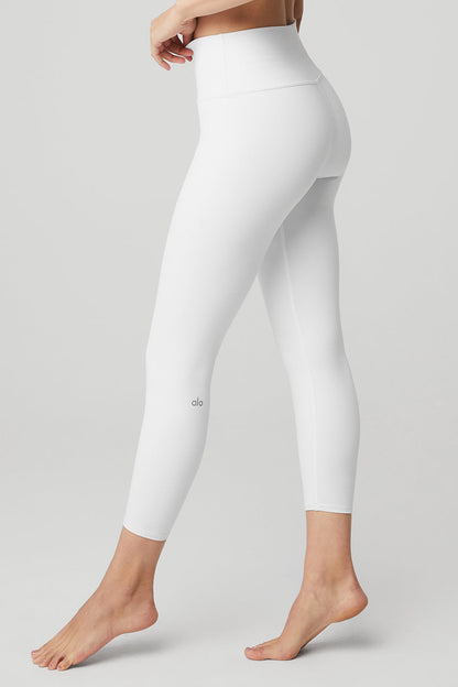 7/8 High-Waist Airbrush Legging - White