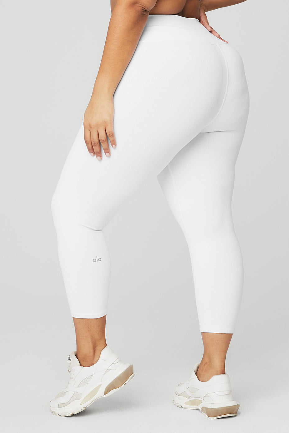 7/8 High-Waist Airbrush Legging - White