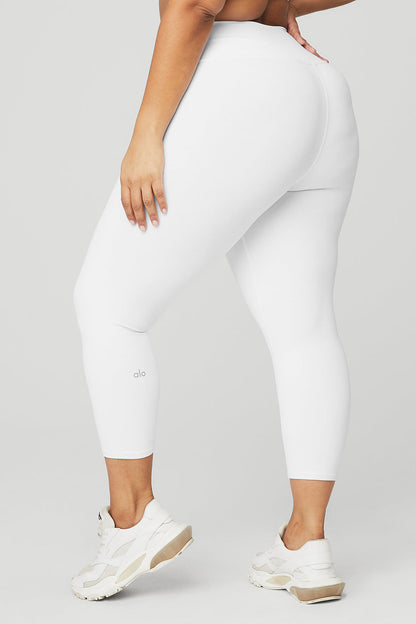 7/8 High-Waist Airbrush Legging - White