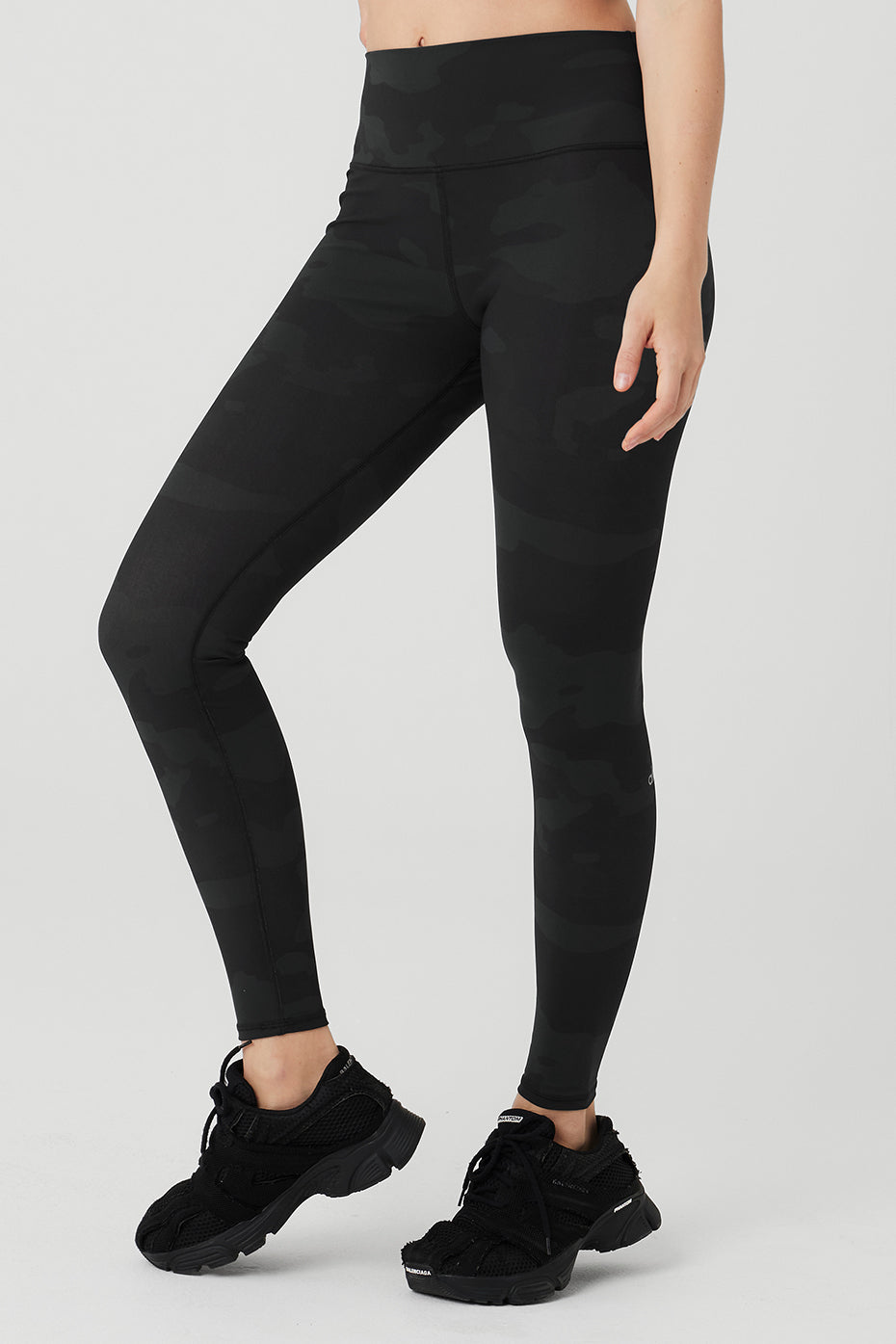 High-Waist Camo Vapor Legging - Black Camouflage
