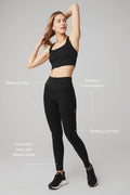 High-Waist Alosoft Lounge Legging - Black