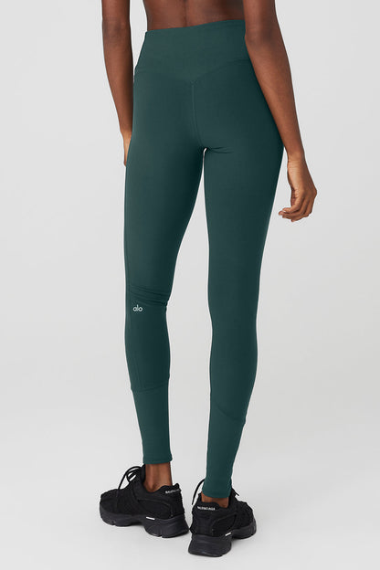 High-Waist Alosoft Lounge Legging - Midnight Green