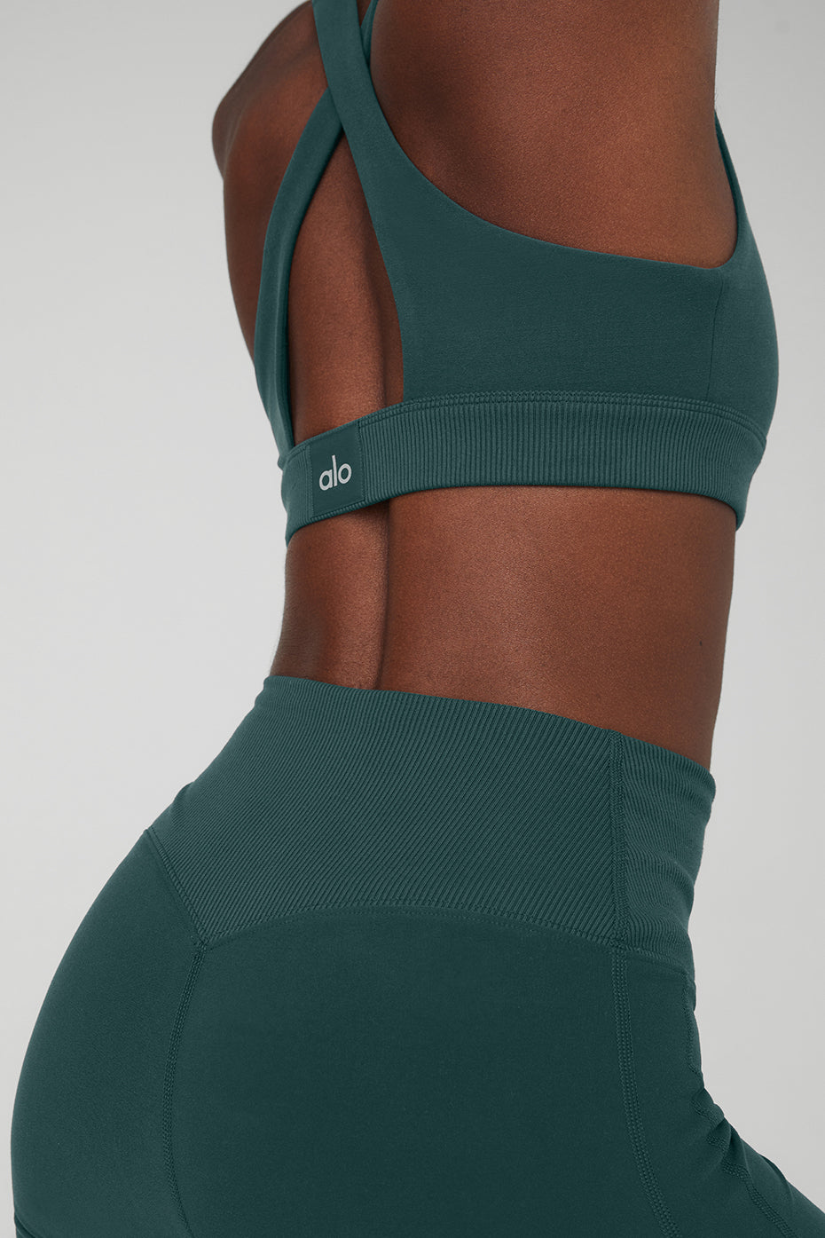 High-Waist Alosoft Lounge Legging - Midnight Green