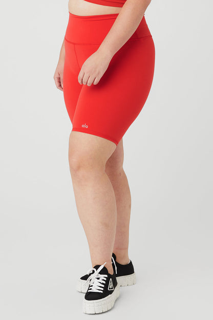 7" High-Waist Biker Short - Red Hot Summer