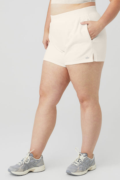 High-Waist Headliner Short - Ivory