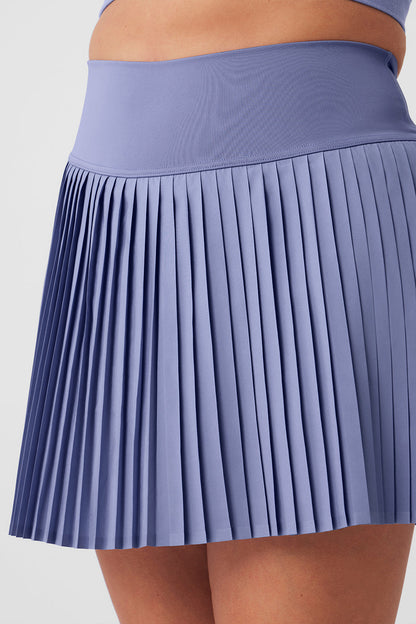 Grand Slam Tennis Skirt - Lilac Blue