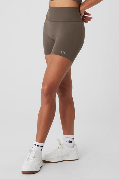 Seamless Ribbed Favorite Short - Olive Tree