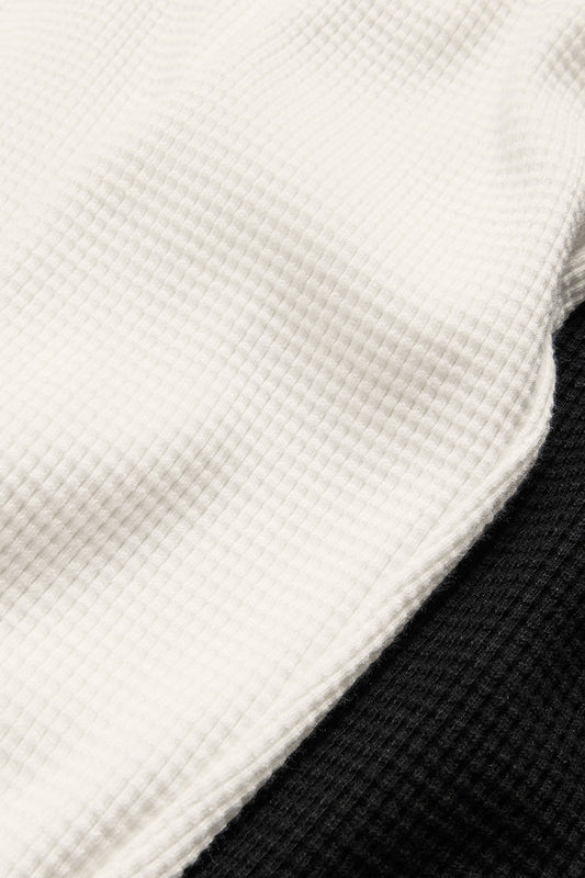 Waffle High-Waist Weekend Escape Short - Ivory