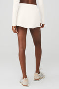 High-Waist Elevation Mini Skirt - Ivory