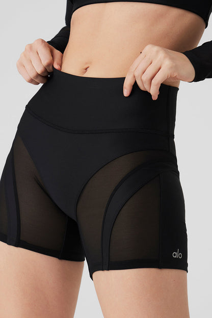 5" Airlift Heat Wave Biker Short - Black