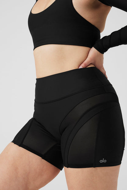 5" Airlift Heat Wave Biker Short - Black