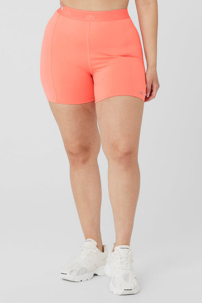 4" Alosoft Showcase Short - Candy Orange