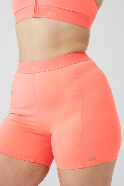 4" Alosoft Showcase Short - Candy Orange