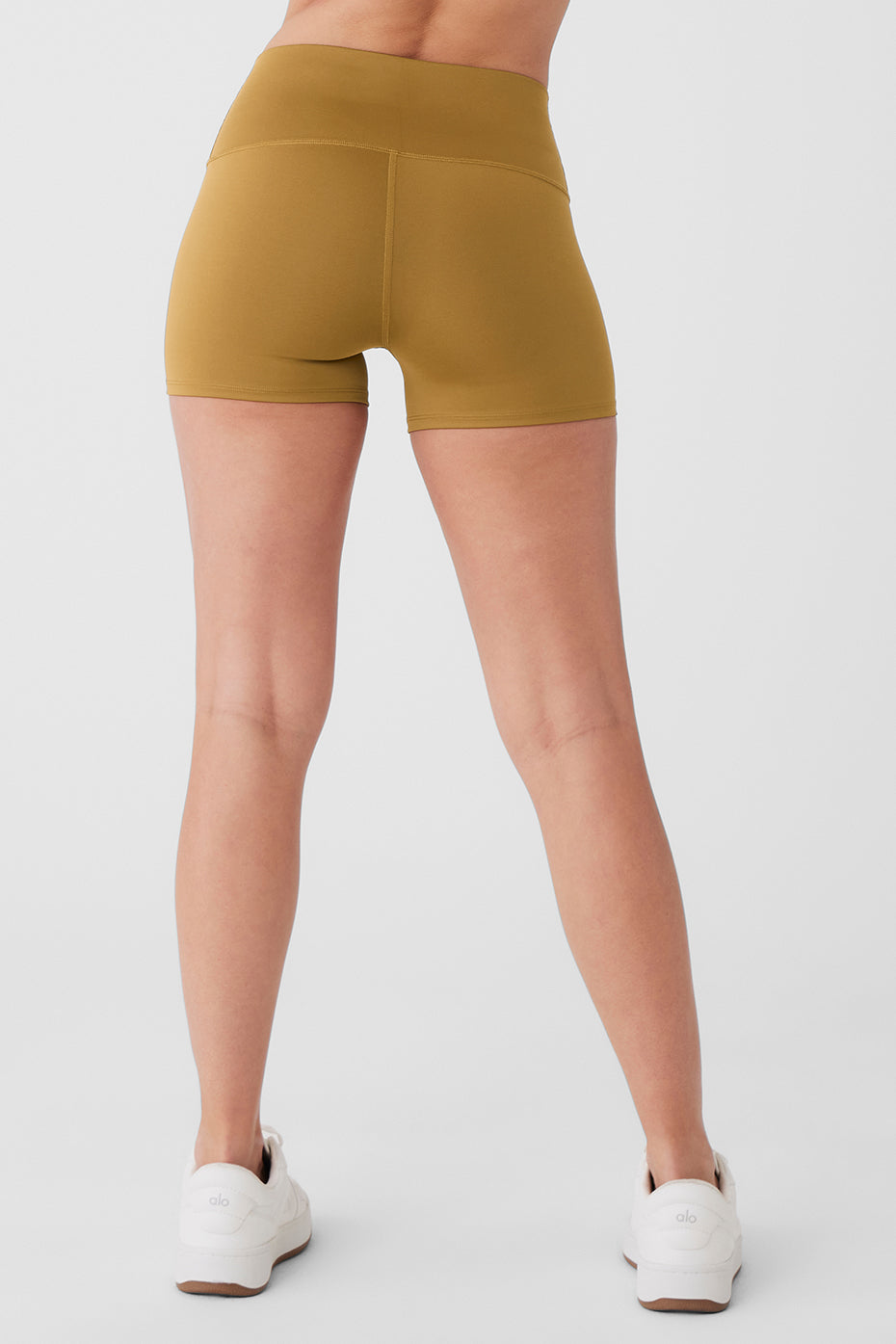 3" High-Waist Airlift Short - Golden Olive Branch