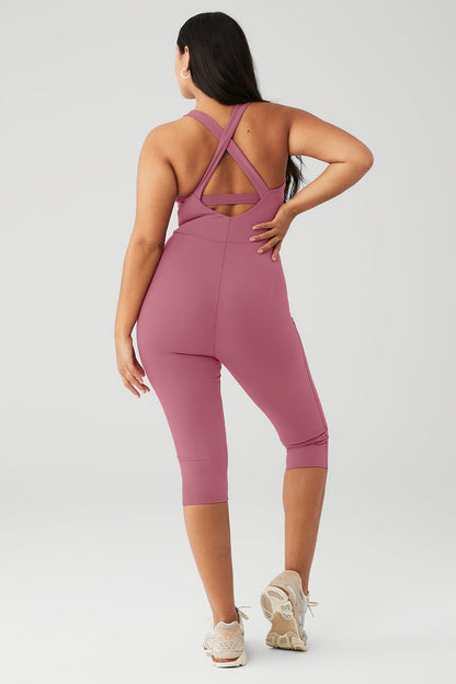 Airbrush Physique Onesie - Mars Clay