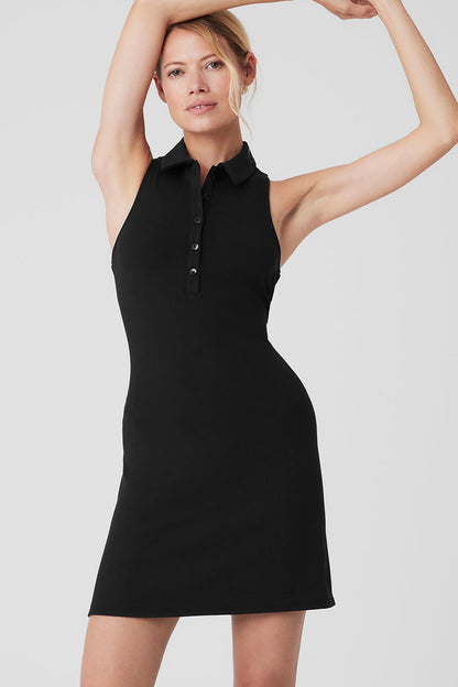 Charmed Tennis Dress - Black