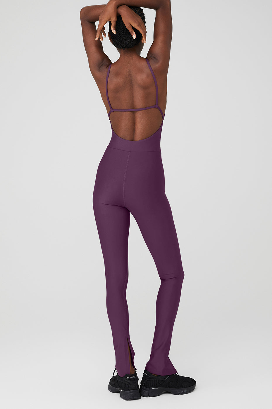 Airlift Disco Daze Onesie - Dark Plum