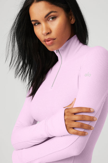 Rise-Up Long Sleeve Bodysuit - Sugarplum Pink