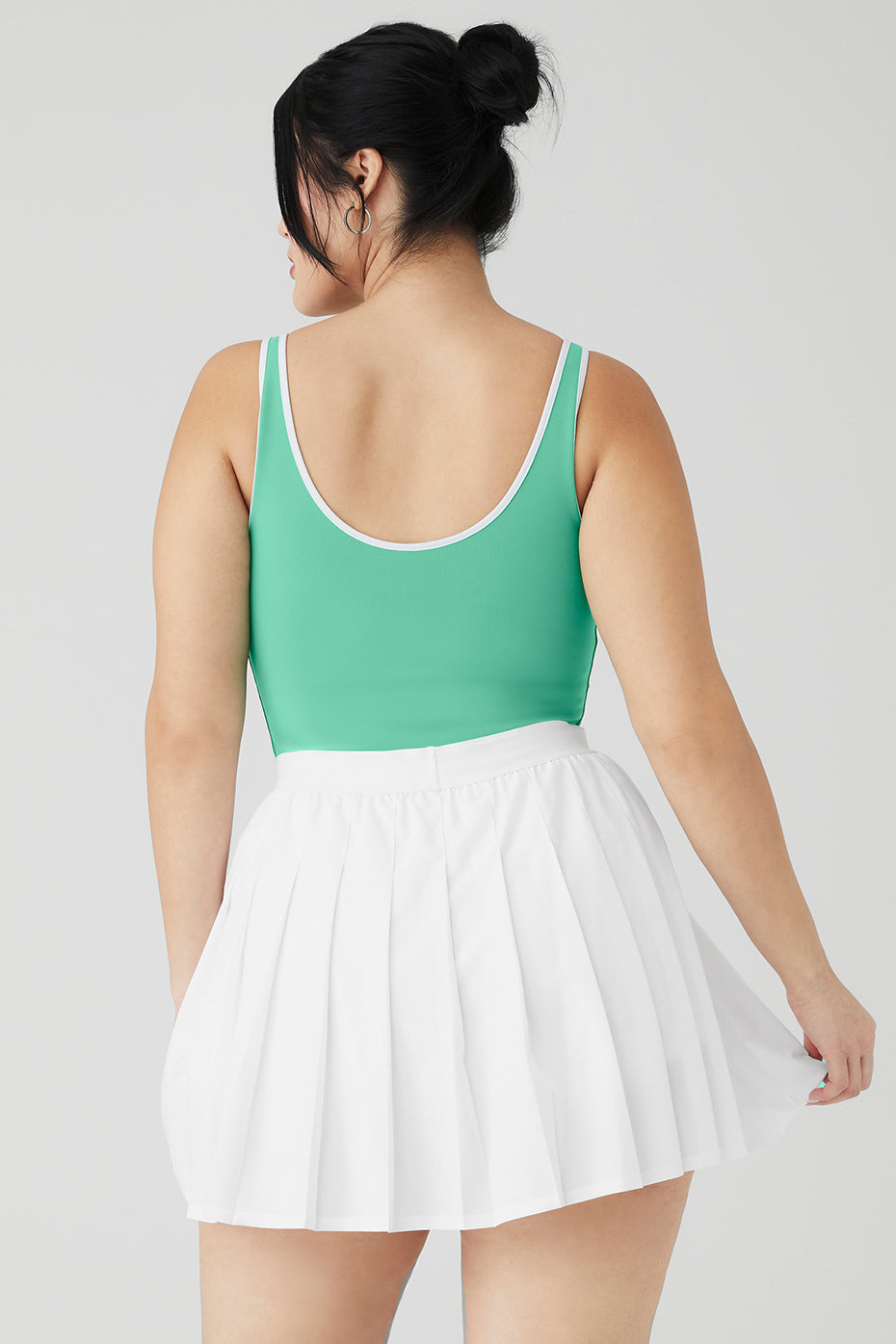 Supernova Bodysuit - Lettuce/White