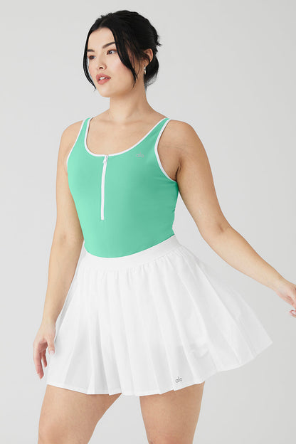 Supernova Bodysuit - Lettuce/White