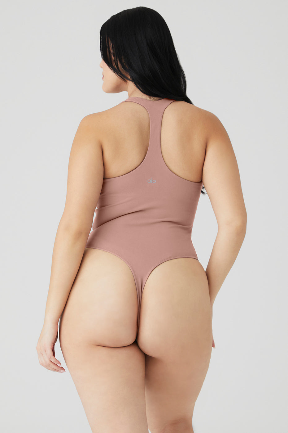 Sleek Back Bodysuit - Smoky Quartz