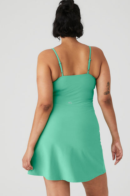 Alosoft Courtside Tennis Dress - Lettuce