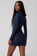 Euphoria Long Sleeve Dress - Navy