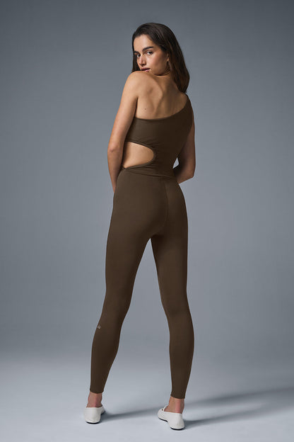 Airlift 7/8 Decadent Bodysuit - Espresso