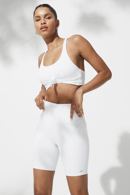 Knot Bra - White