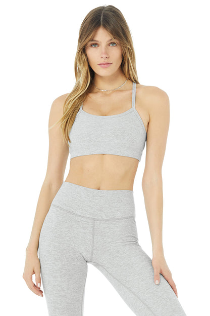 Alosoft Gratitude Bra - Athletic Heather Grey