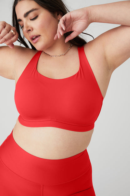 Power Play High Impact Bra - Red Hot Summer