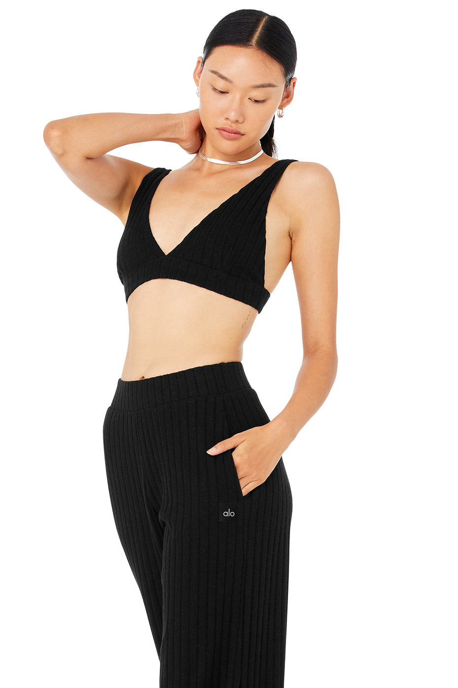 Ribbed Take Comfort Bra - Black