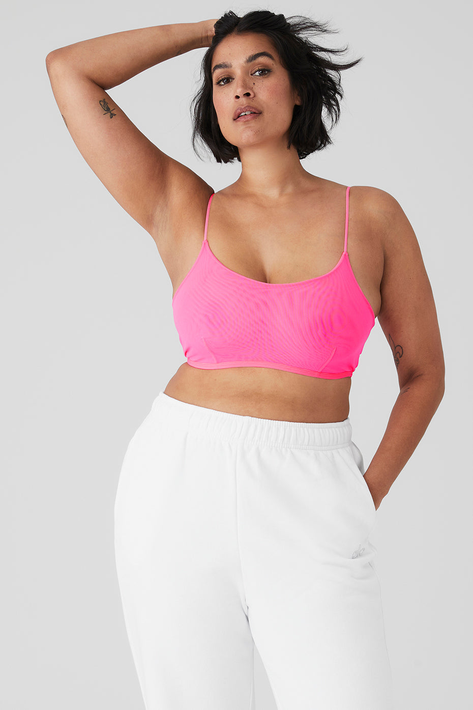 Airmesh Venus Bralette - Fluorescent Pink Coral