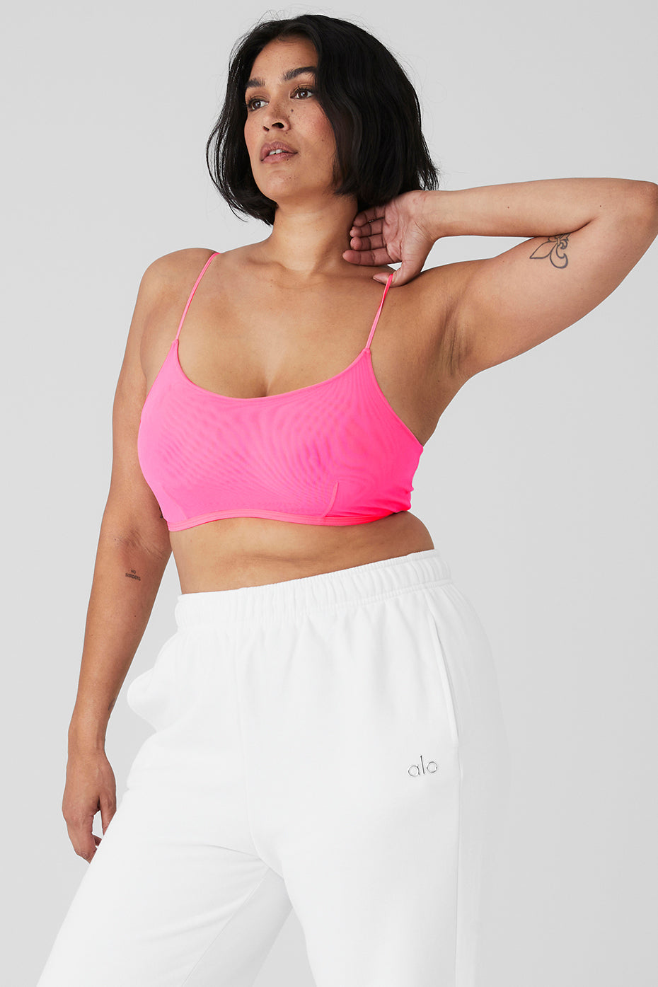 Airmesh Venus Bralette - Fluorescent Pink Coral