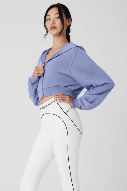 Washed Sweet Escape Hoodie - Lilac Blue Wash